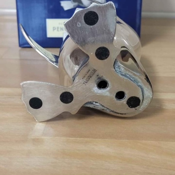 Restoration Hardware Penguin Butler Dish Nickel Plate NOS - Picture 9 of 9